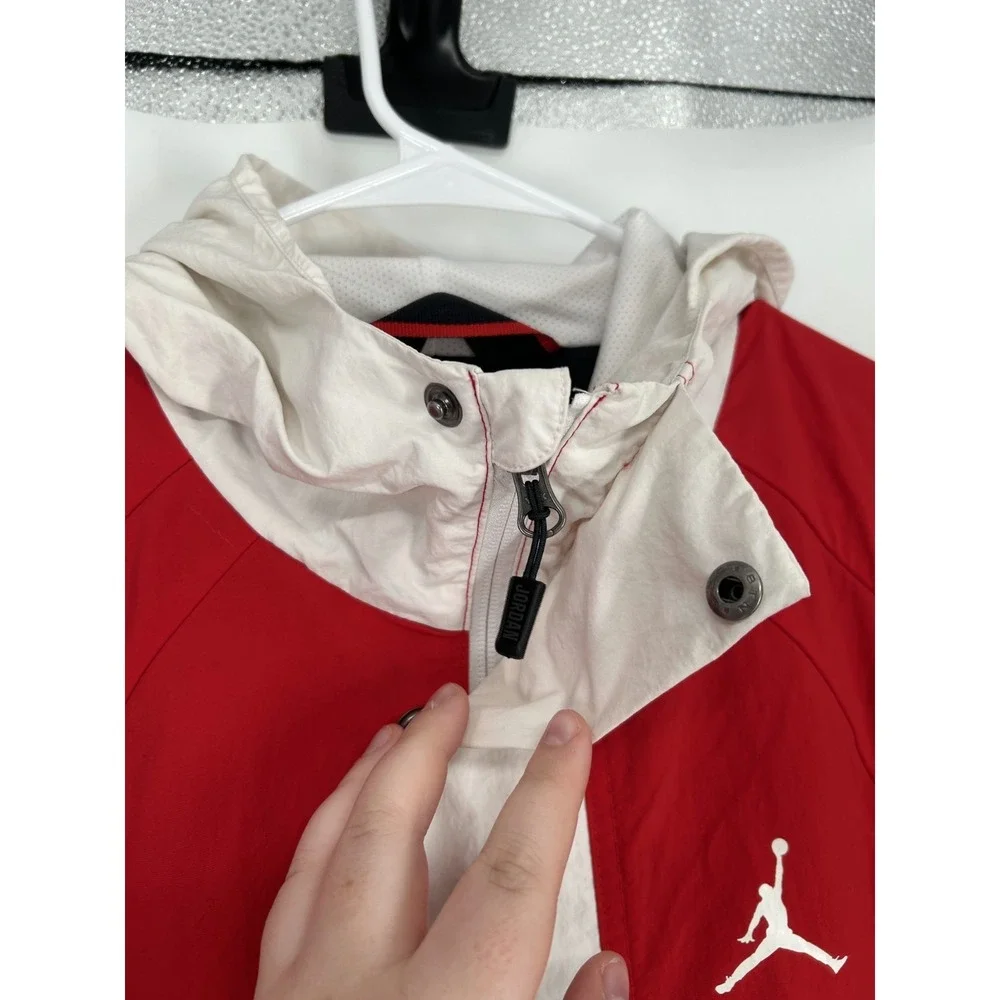 Nike Air Jordan Wings‎ Anorak Windbreaker Jacket Mens Medium Hooded 942729-657